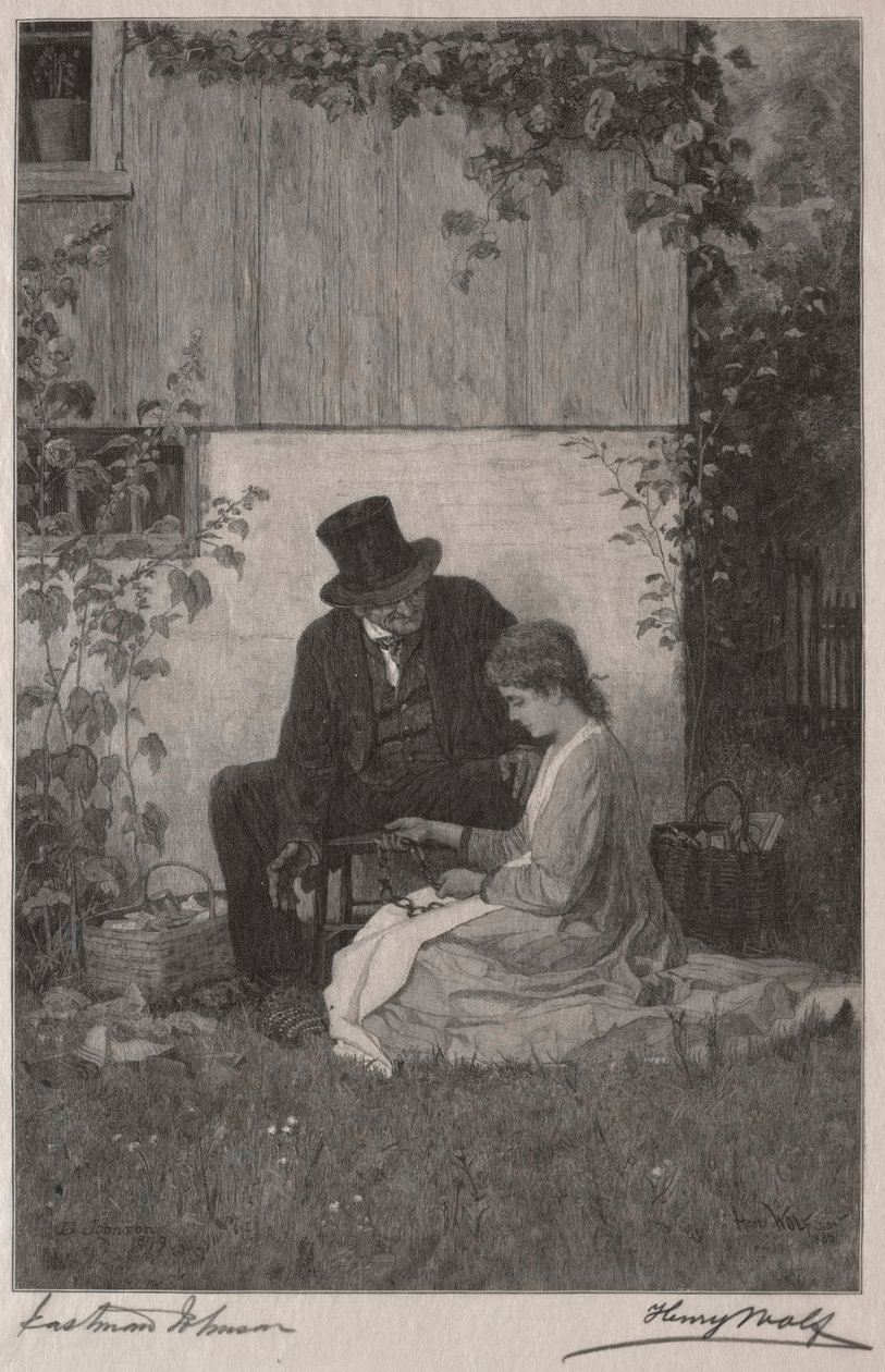 The New England Peddler by Henry Wolf