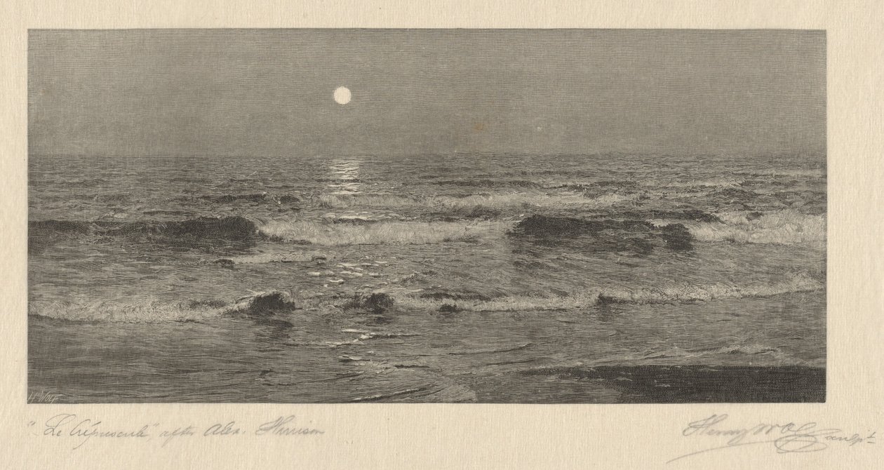 Twilight by Henry Wolf, after Alexander Harrison