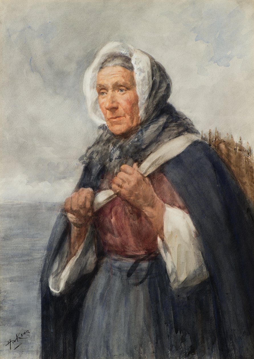 A Newhaven Fishwife by Henry Wright Kerr
