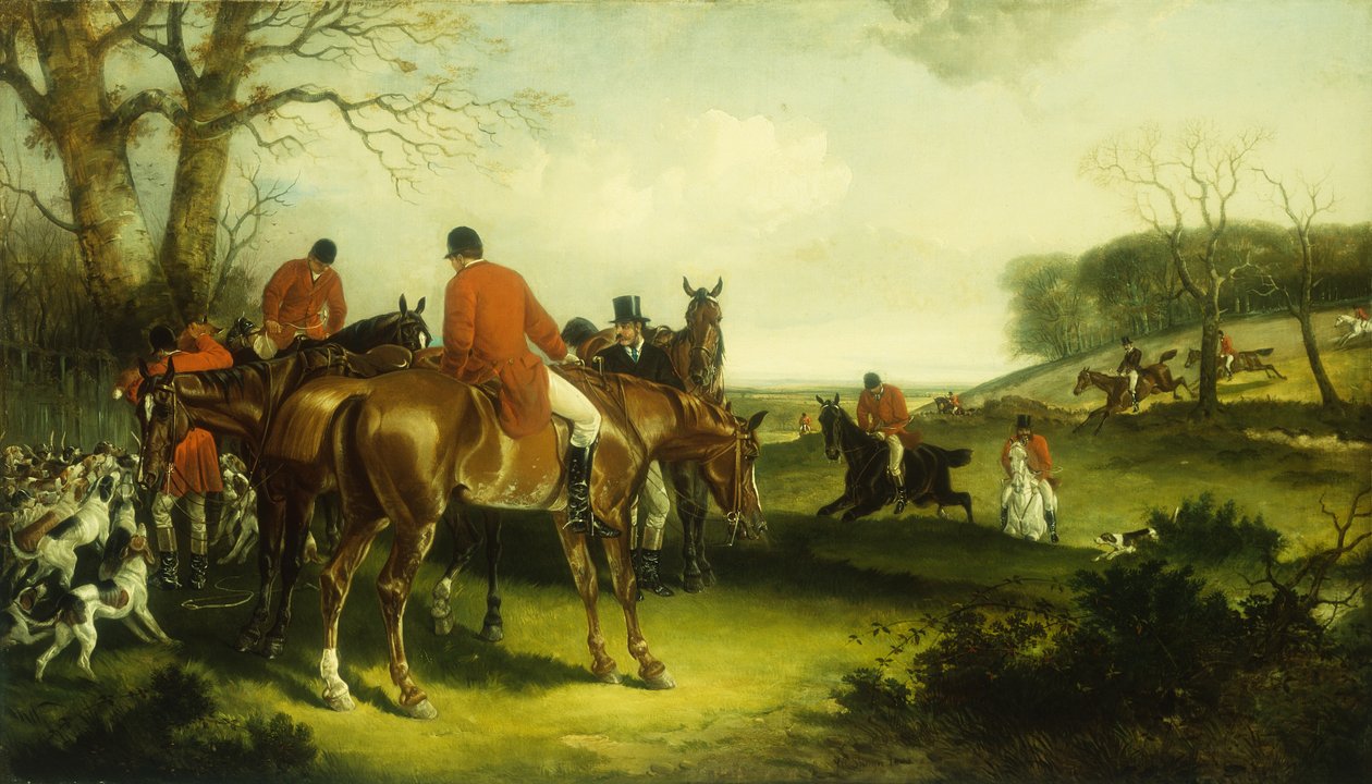 The Kill by Henry and Shayer Charles (1826-1914) (attr.to) Shayer