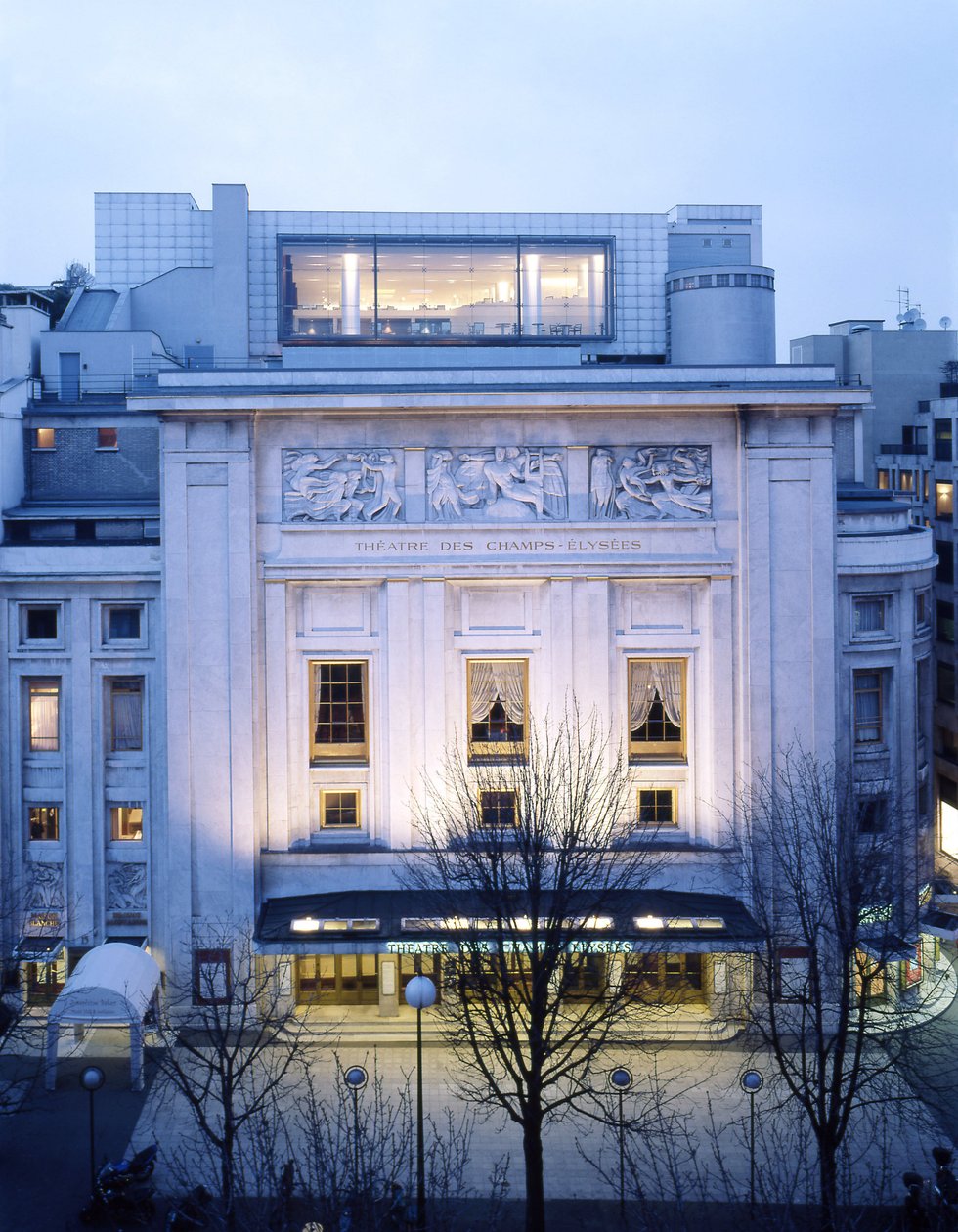 Theatre des Champs-Elysees by Henry van de Perret Auguste (1874 1954) & Perret Gustave (1876 1952) Velde