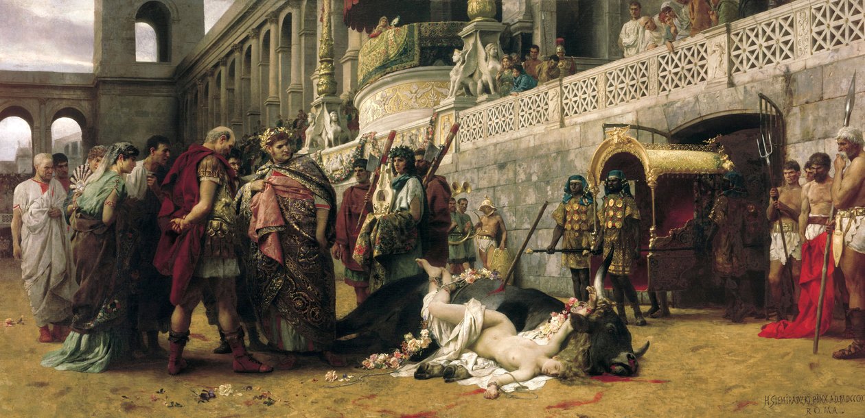 A Christian Dirce by Henryk Siemiradzki