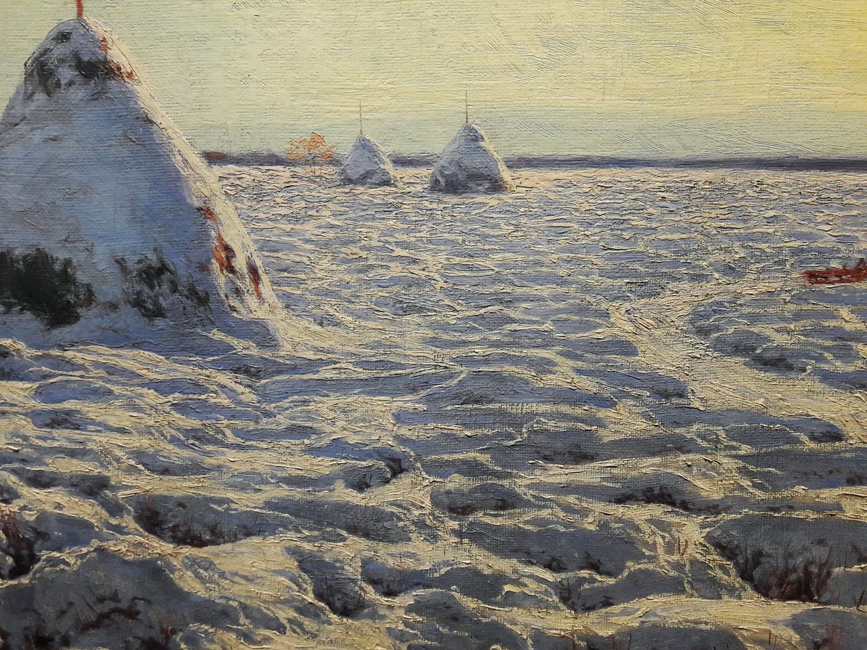 Lithuanian Swamps Under Snow by Henryk Weyssenhoff