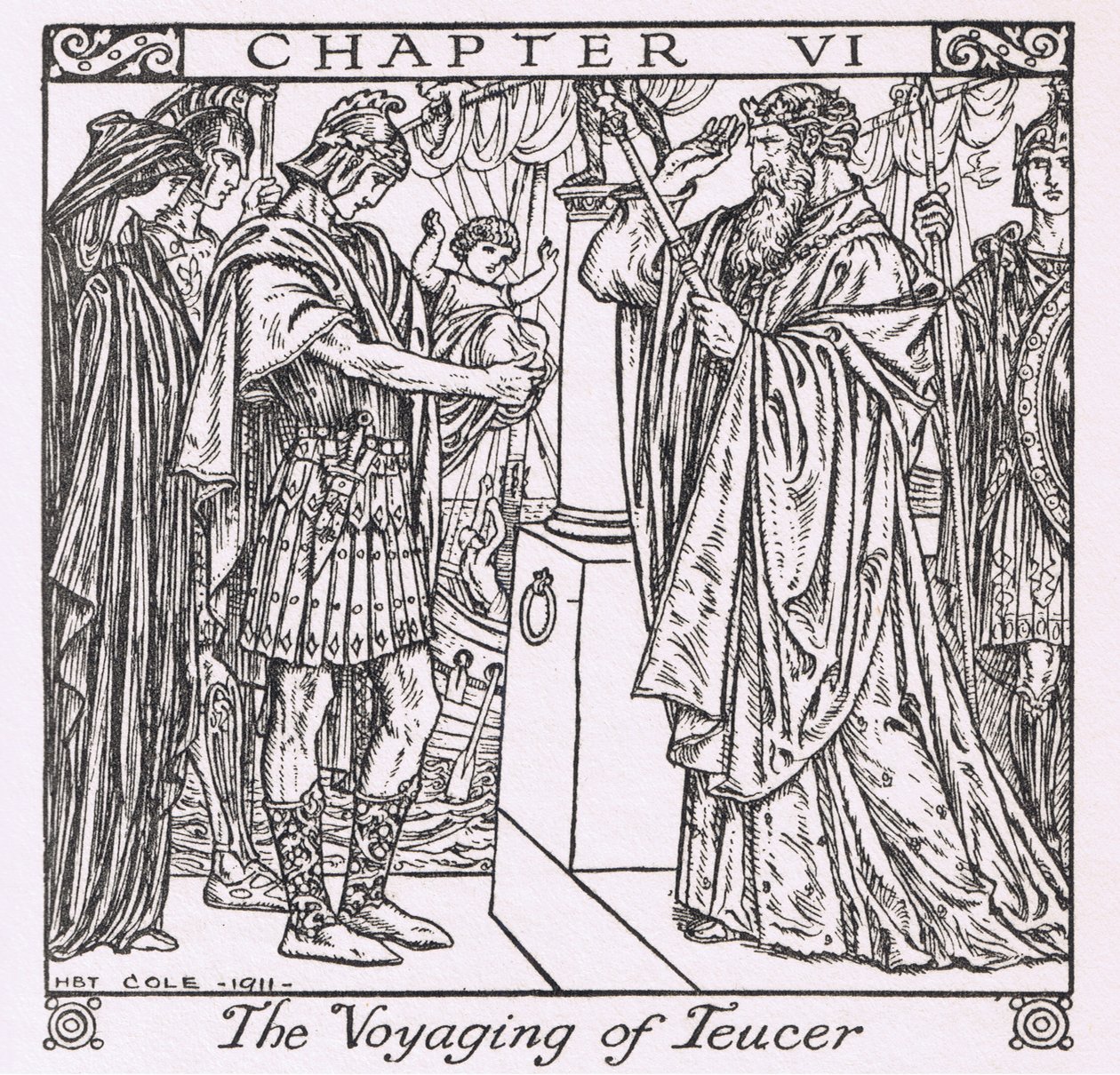 The Voyaging of Teucer by Herbert Cole
