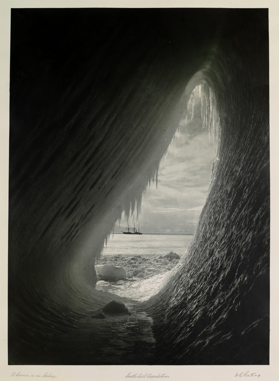A Cavern in an Iceberg; Scott