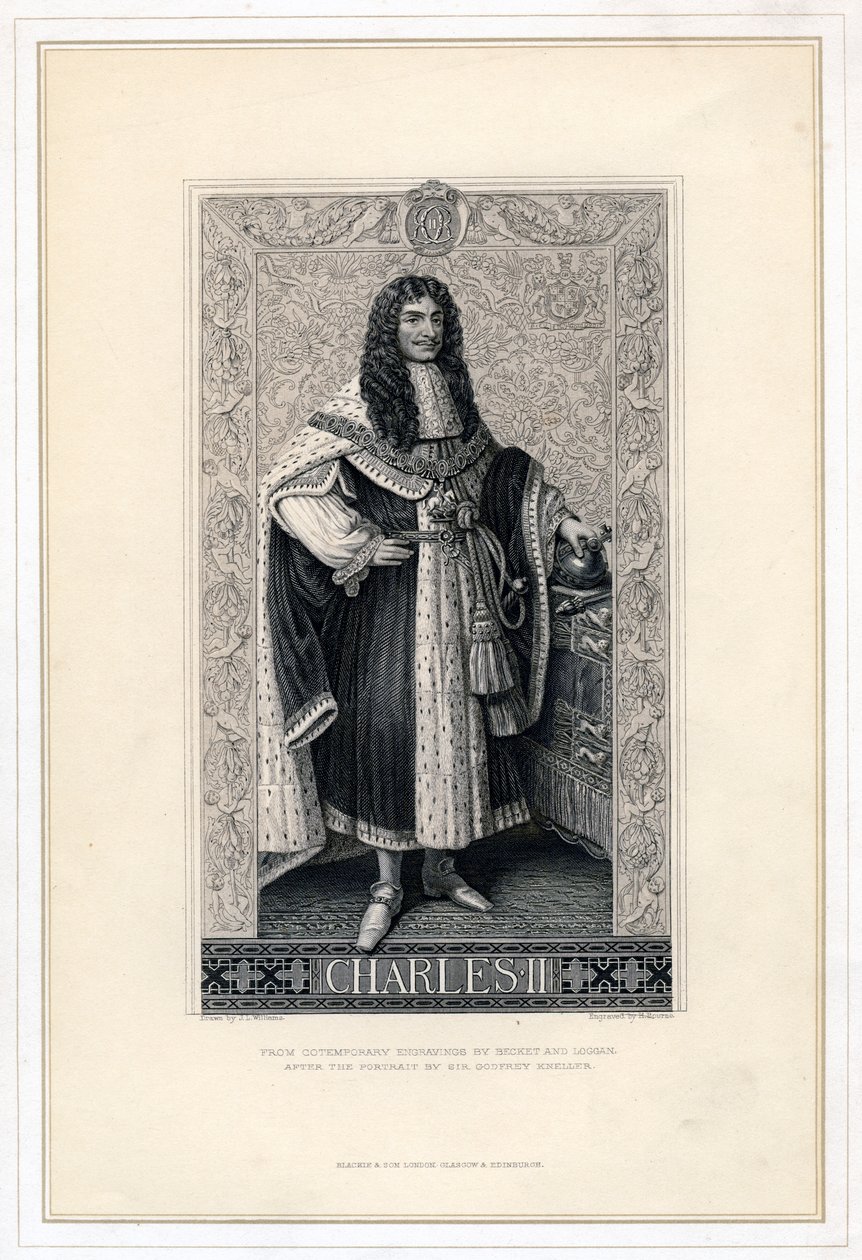 Charles II, King of England, Scotland and Ireland by Herbert Bourne