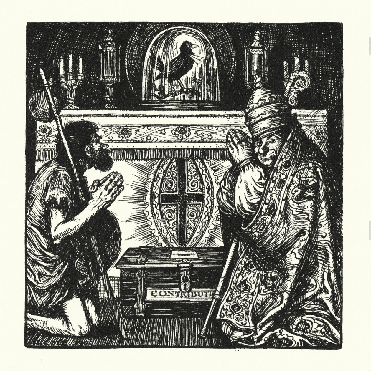 Ingoldsby Legends: The Jackdaw of Rheims by Herbert Cole