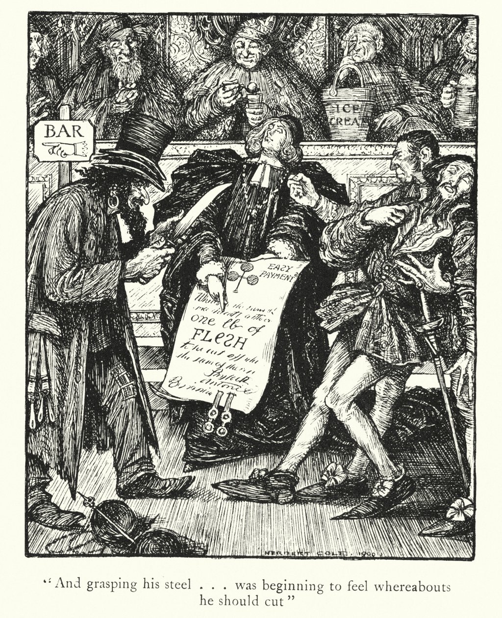 Ingoldsby Legends: The Merchant of Venice by Herbert Cole