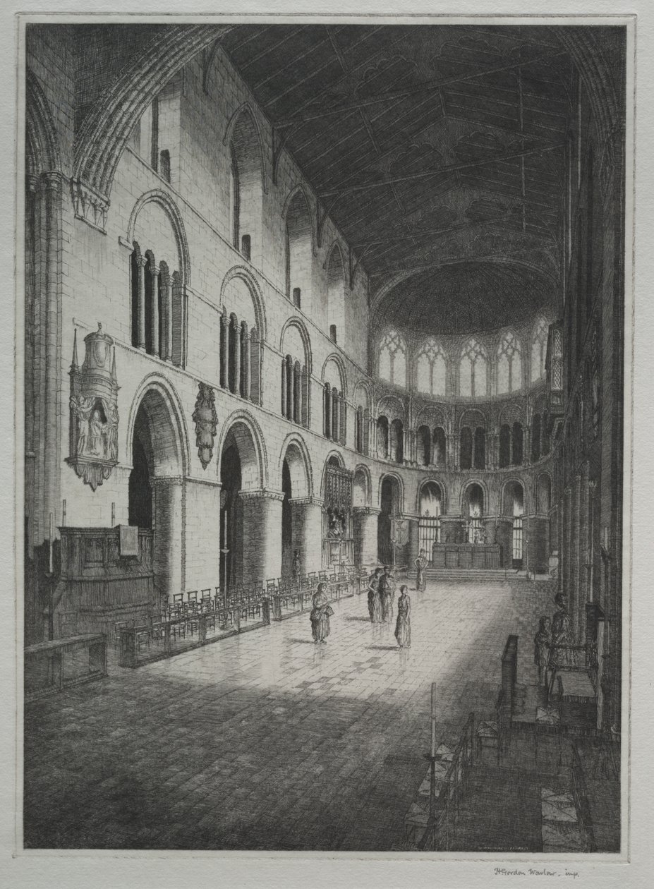 St. Bartholomew's Church, Interior by Herbert Gordon Warlow