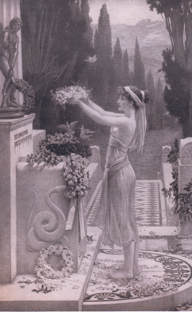 Her First Offering, from Bibbys Annual, 1916-1917 by Herbert Gustave Schmalz