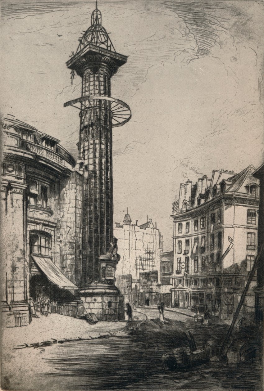 The Astrological Column of Catherine de Medici, 1915 by Herbert Hillier