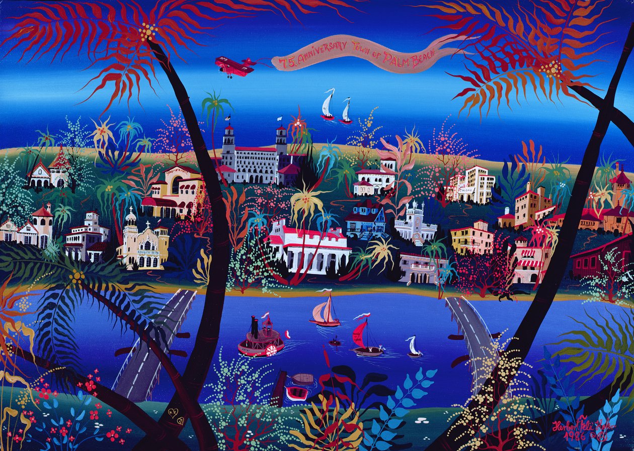 75th Anniversary of Palm Beach, Florida by Herbert Hofer