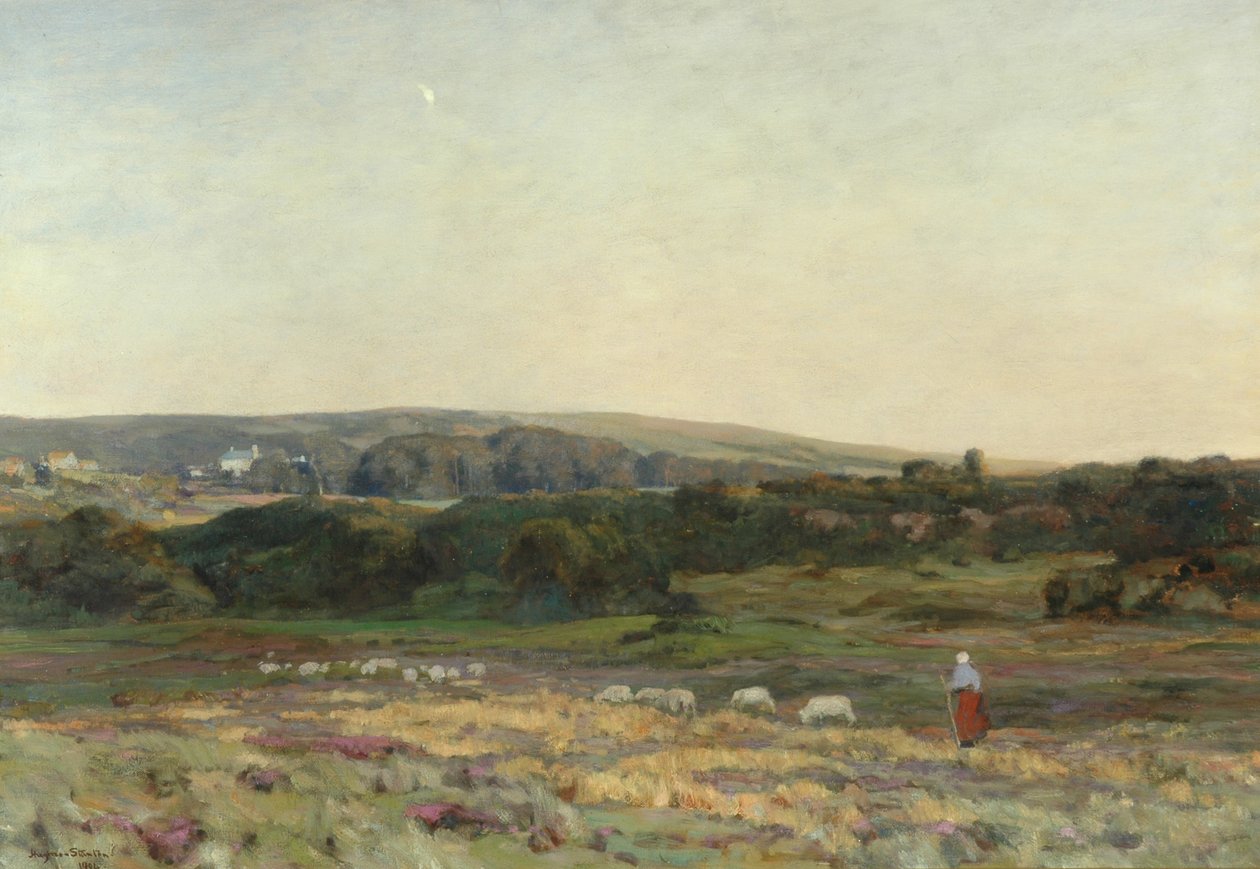 Evening Twilight, Studland, Dorset, 1904 by Herbert Hughes Stanton