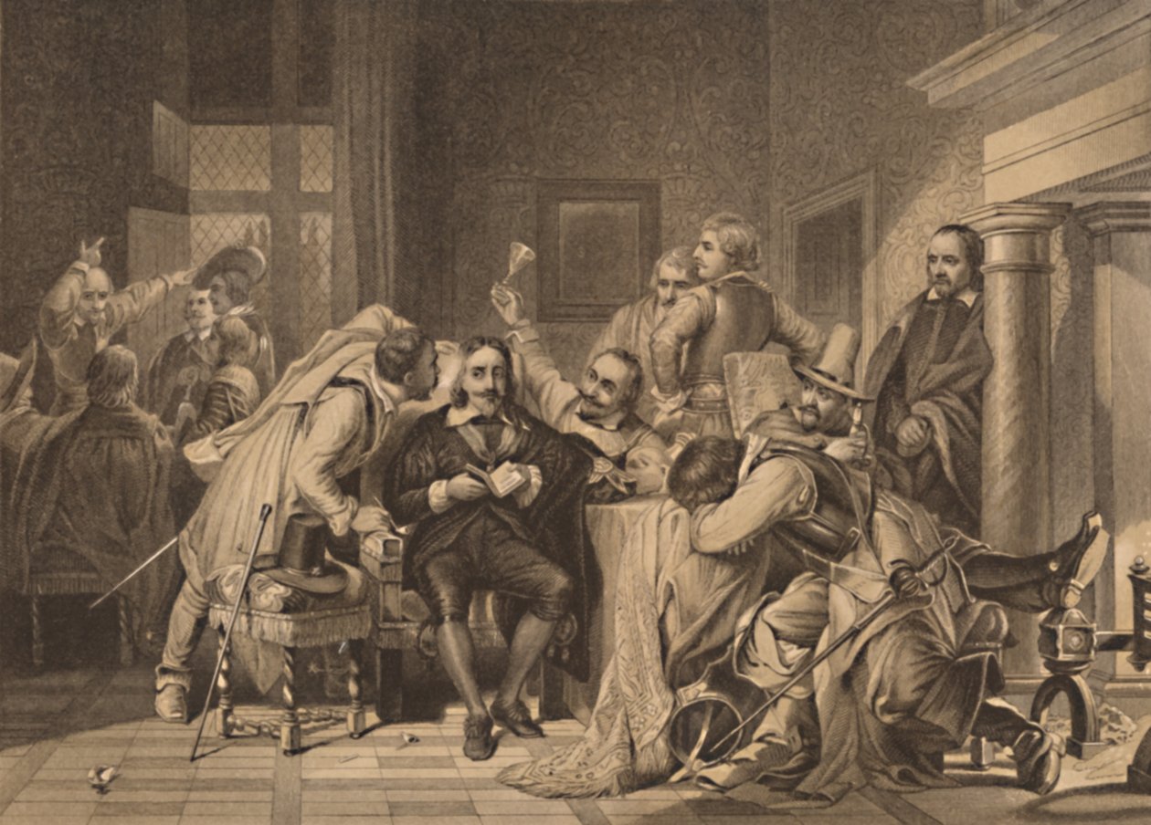 Charles I. in the Guard-Room by Herbert Bourne