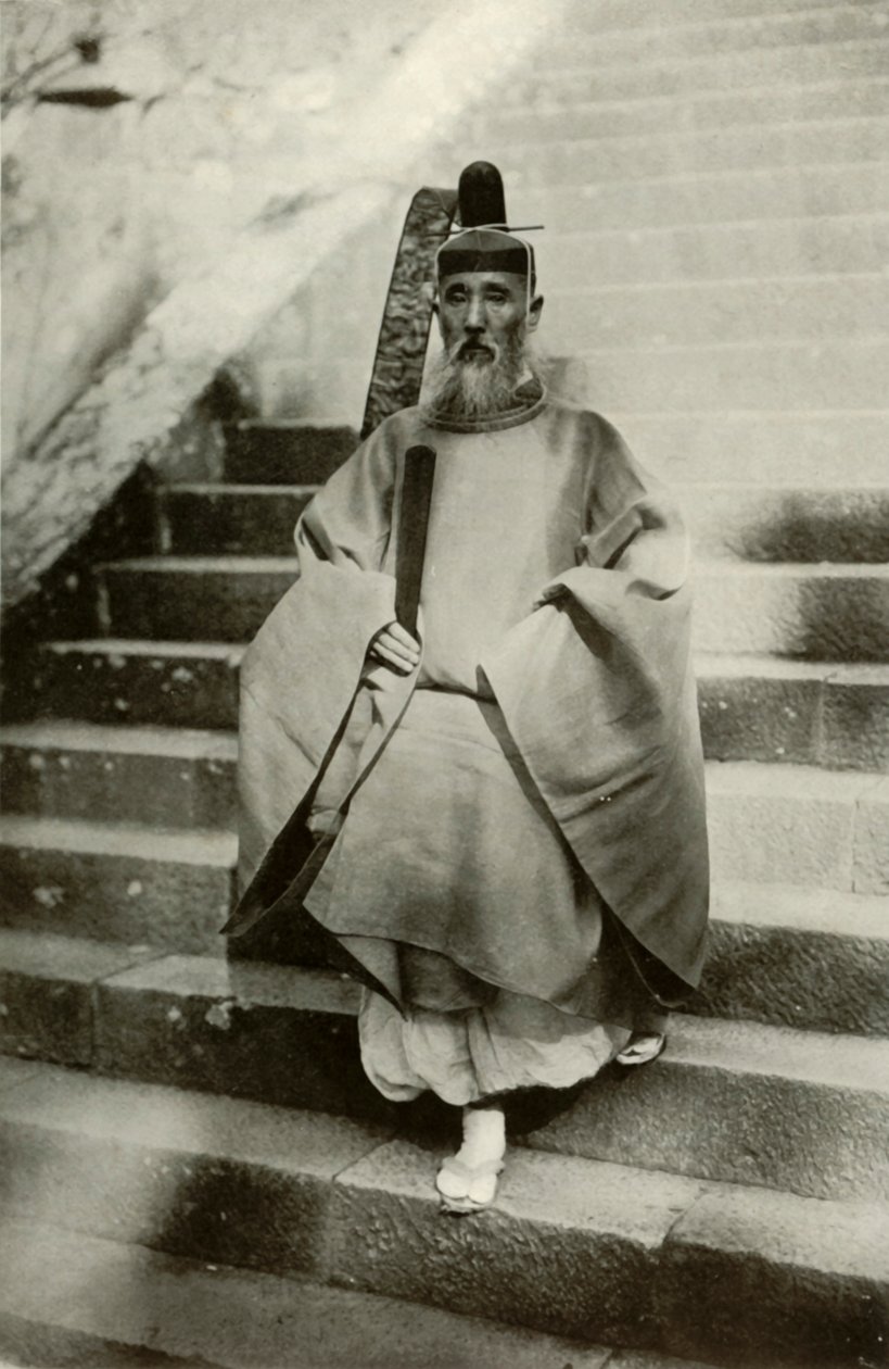 A Shinto Priest, 1910 by Herbert Ponting