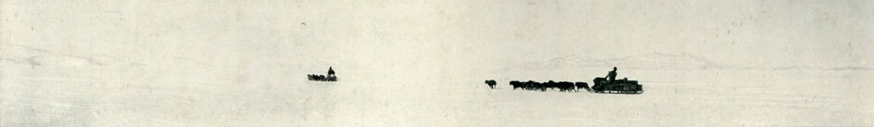 Dogs Galloping Towards The Barrier by Herbert Ponting