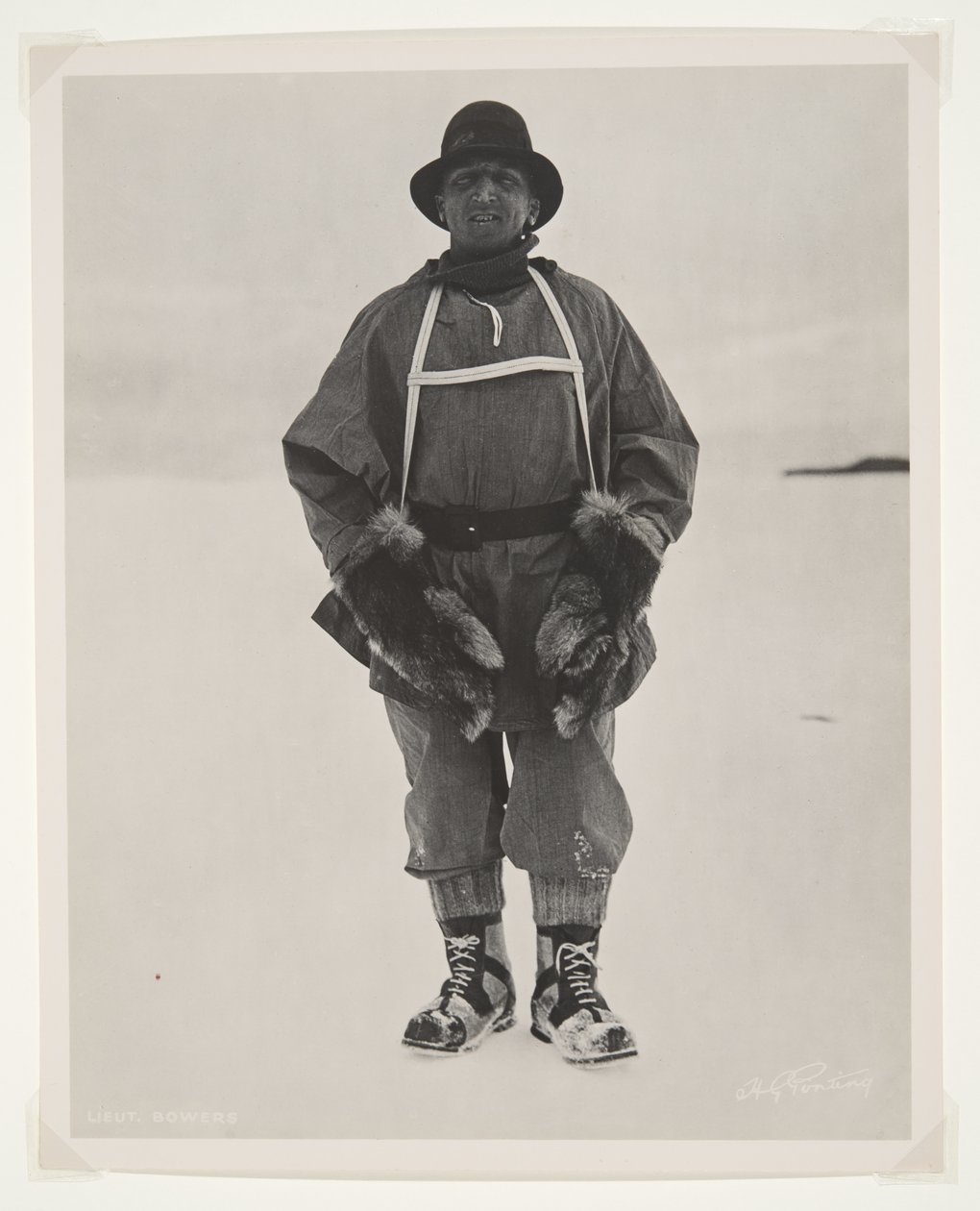 Lieut. Bowers during the Terra Nova Expedition (1910-13) to the South Pole by Herbert Ponting