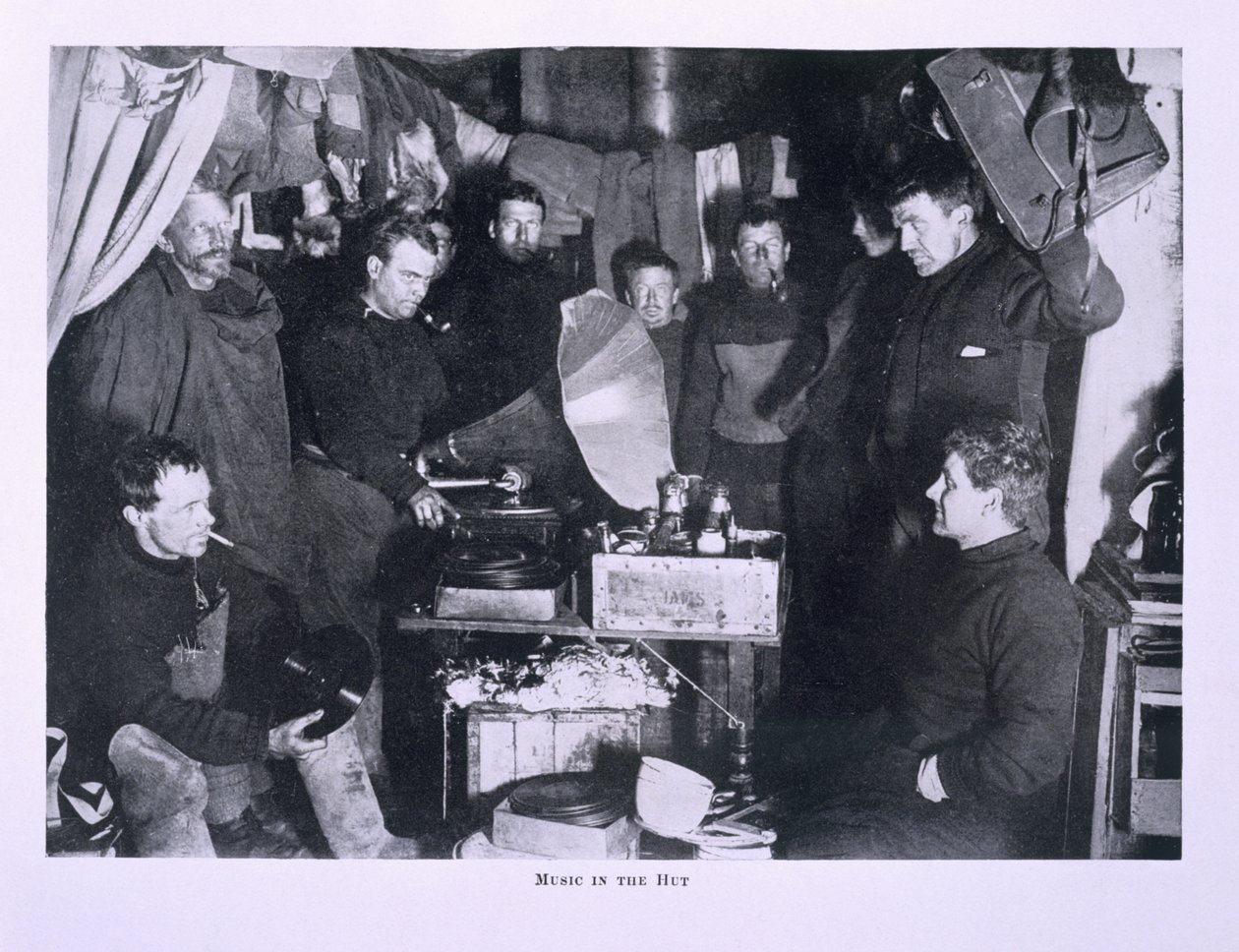 Music in the Hut (incl. Capt. Scott), from 