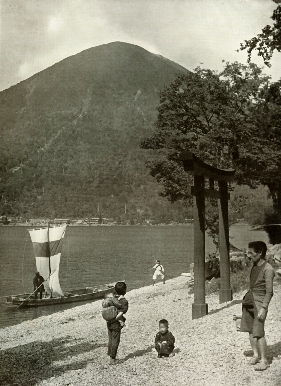 Nantai-Zan and Lake Chuzenji, 1910 by Herbert Ponting