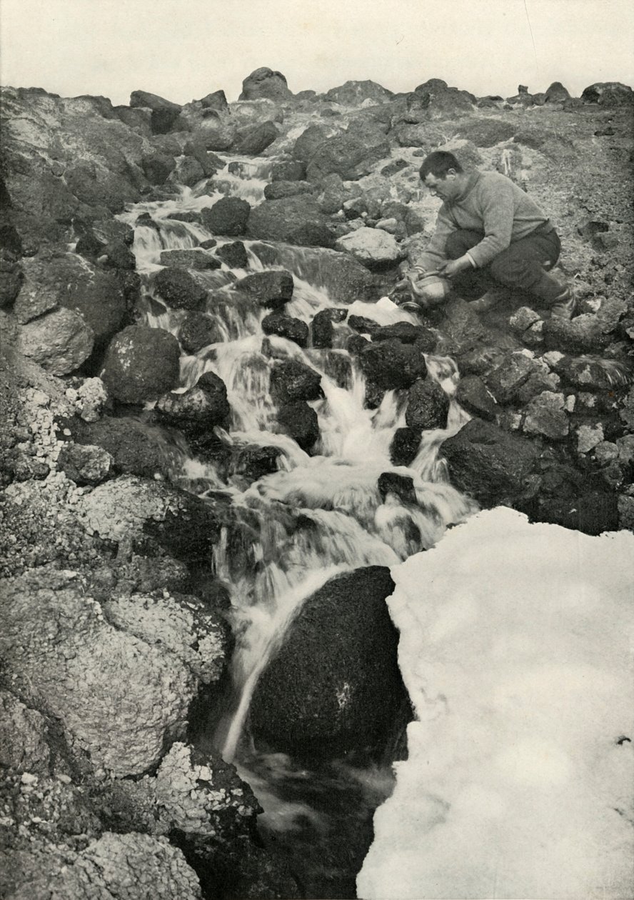 Something of a Phenomenon - A Fresh-Water Cascade, c1910-1913, 1913 by Herbert Ponting