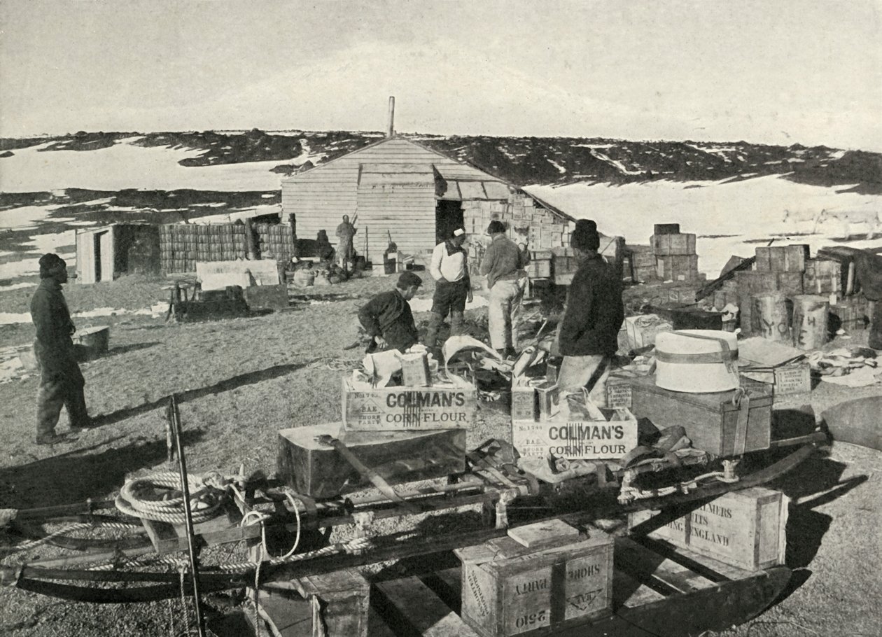 The Condition of Affairs a Week After Landing by Herbert Ponting