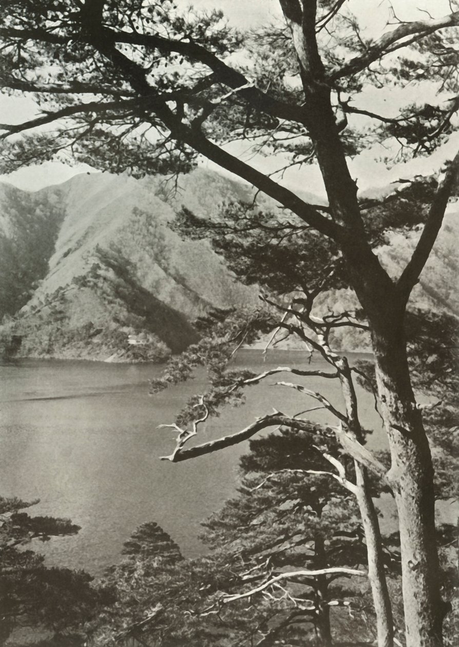 The Hotel Across The Lake, Shoji, 1910 by Herbert Ponting