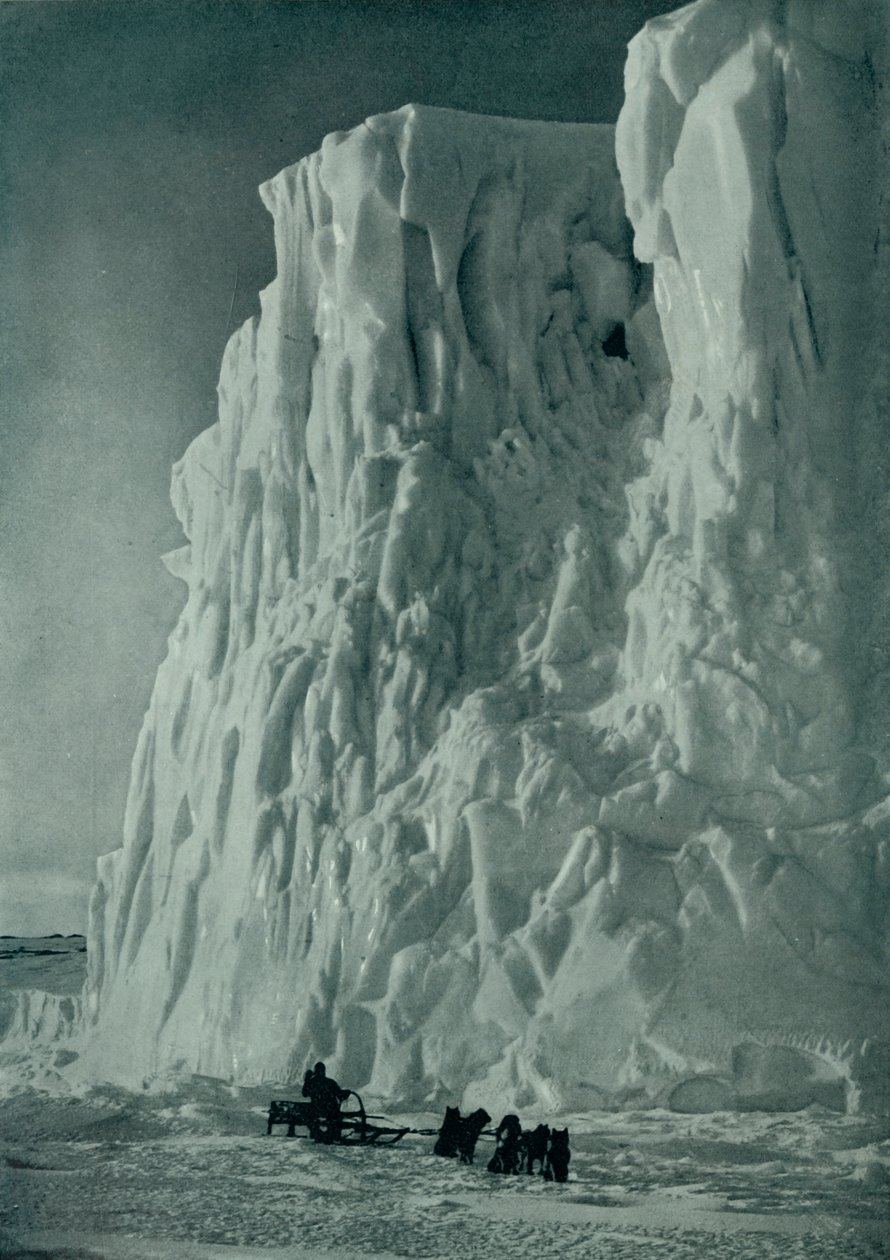 The Point of the Barne Glacier by Herbert Ponting