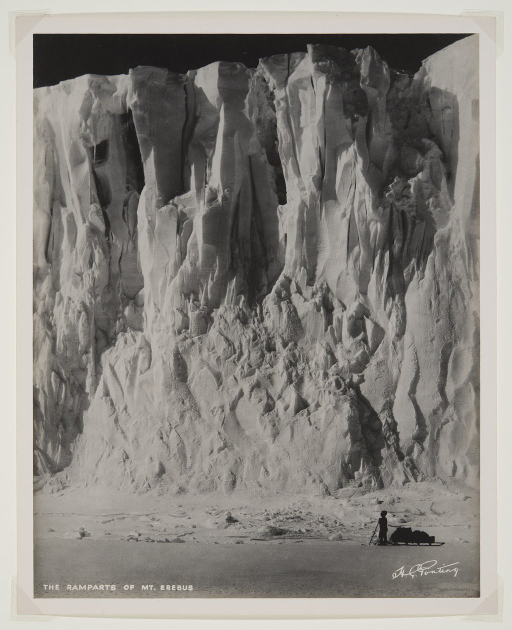 The Ramparts of Mt. Erebus by Herbert Ponting
