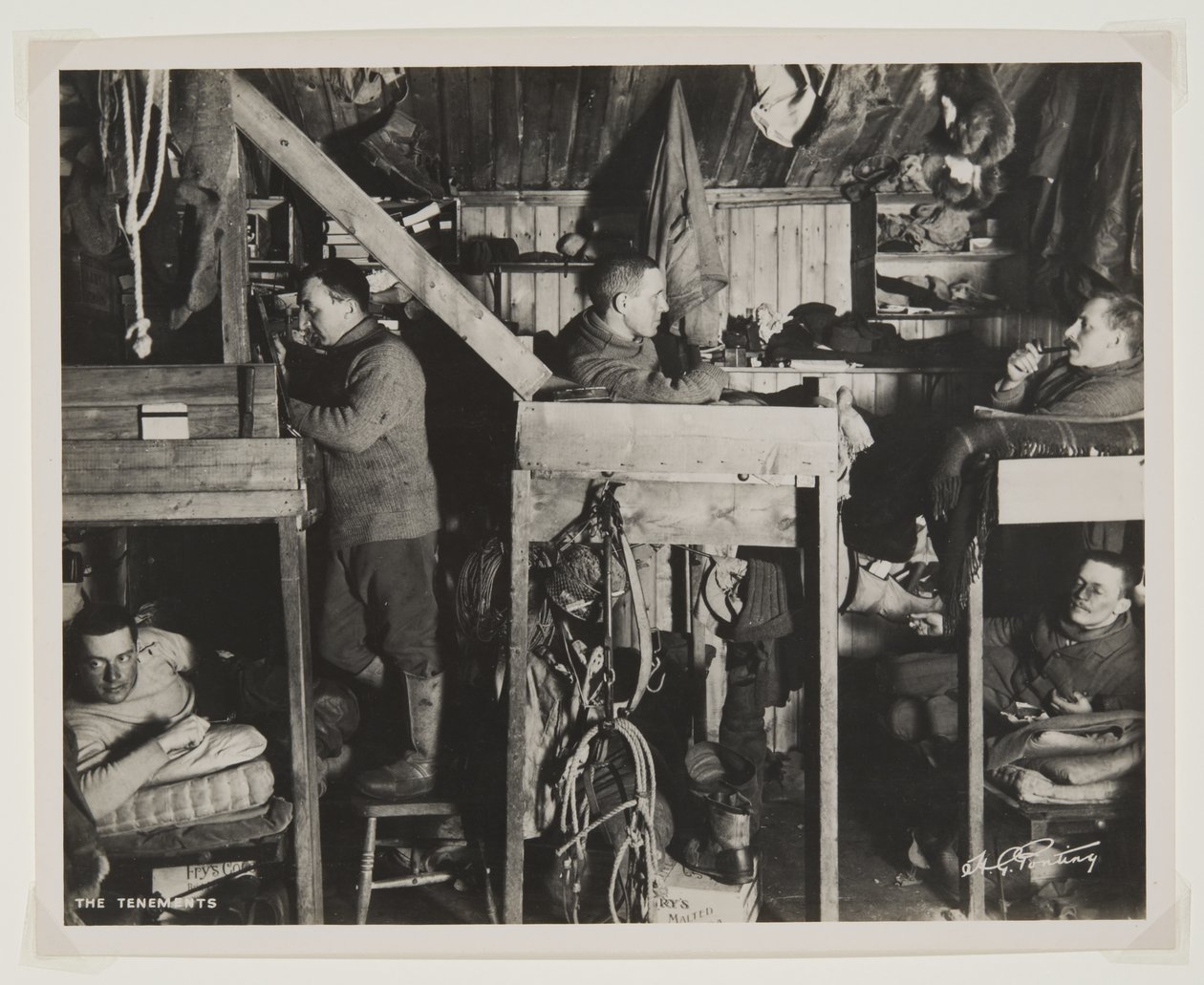 The Tenements during the Terra Nova Expedition (1910-13) to the South Pole by Herbert Ponting