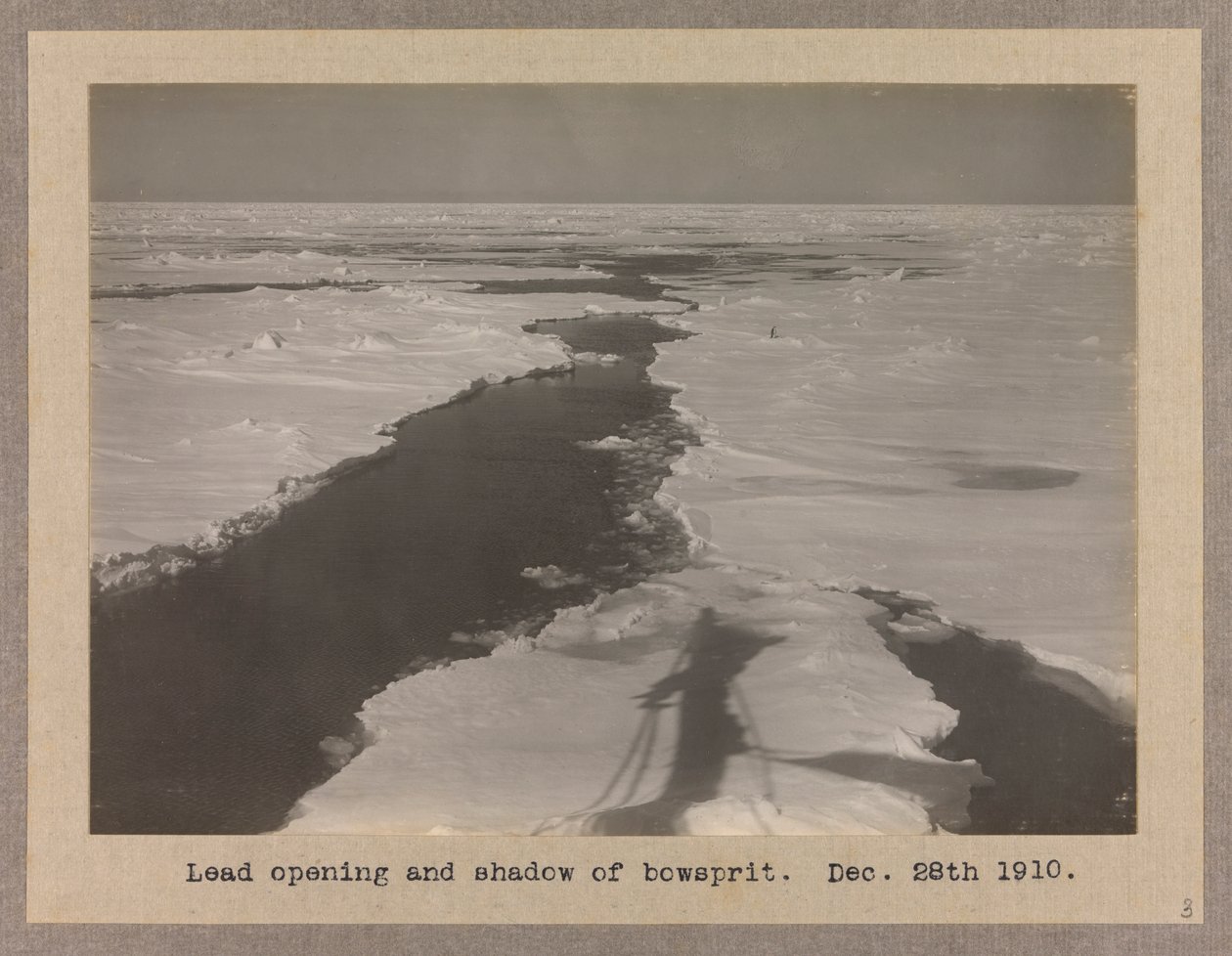 The Terra Nova (1884) Held Up in the Pack Ice by Herbert Ponting