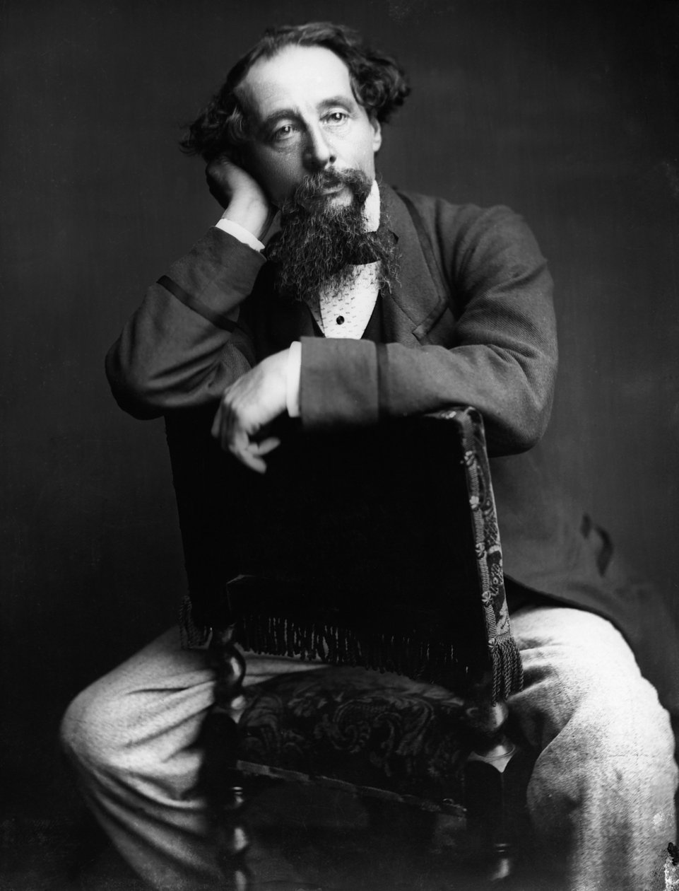 Portrait of Charles Dickens by Herbert Watkins