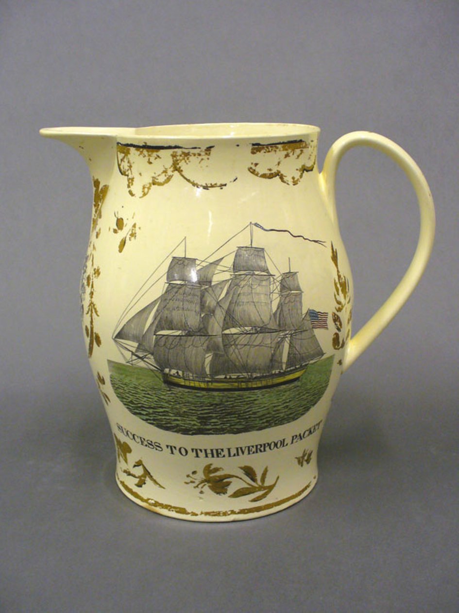 Jug, 1800-1810 by Herculaneum Pottery