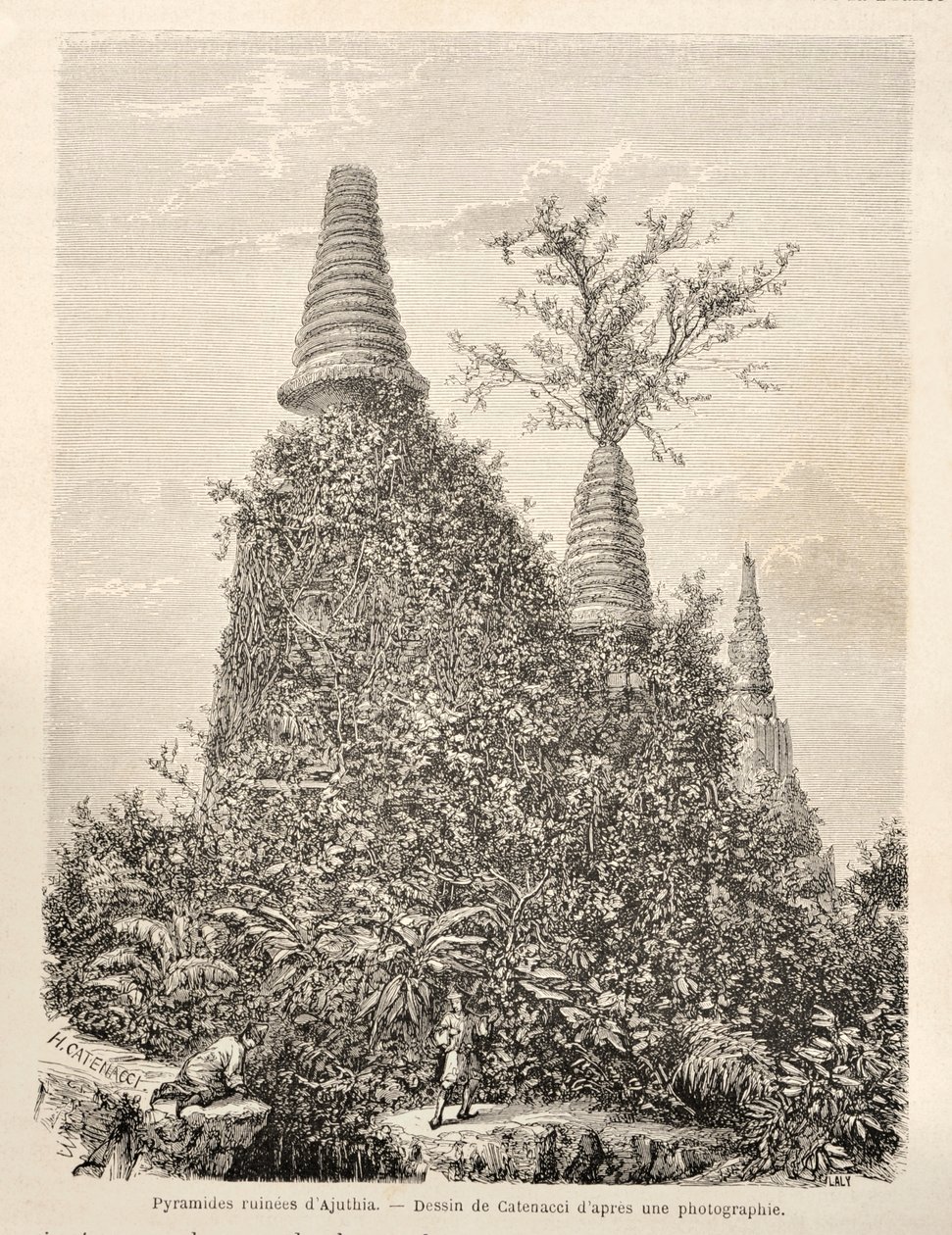 Ruins of Wat Sisampet by Hercule Catenacci