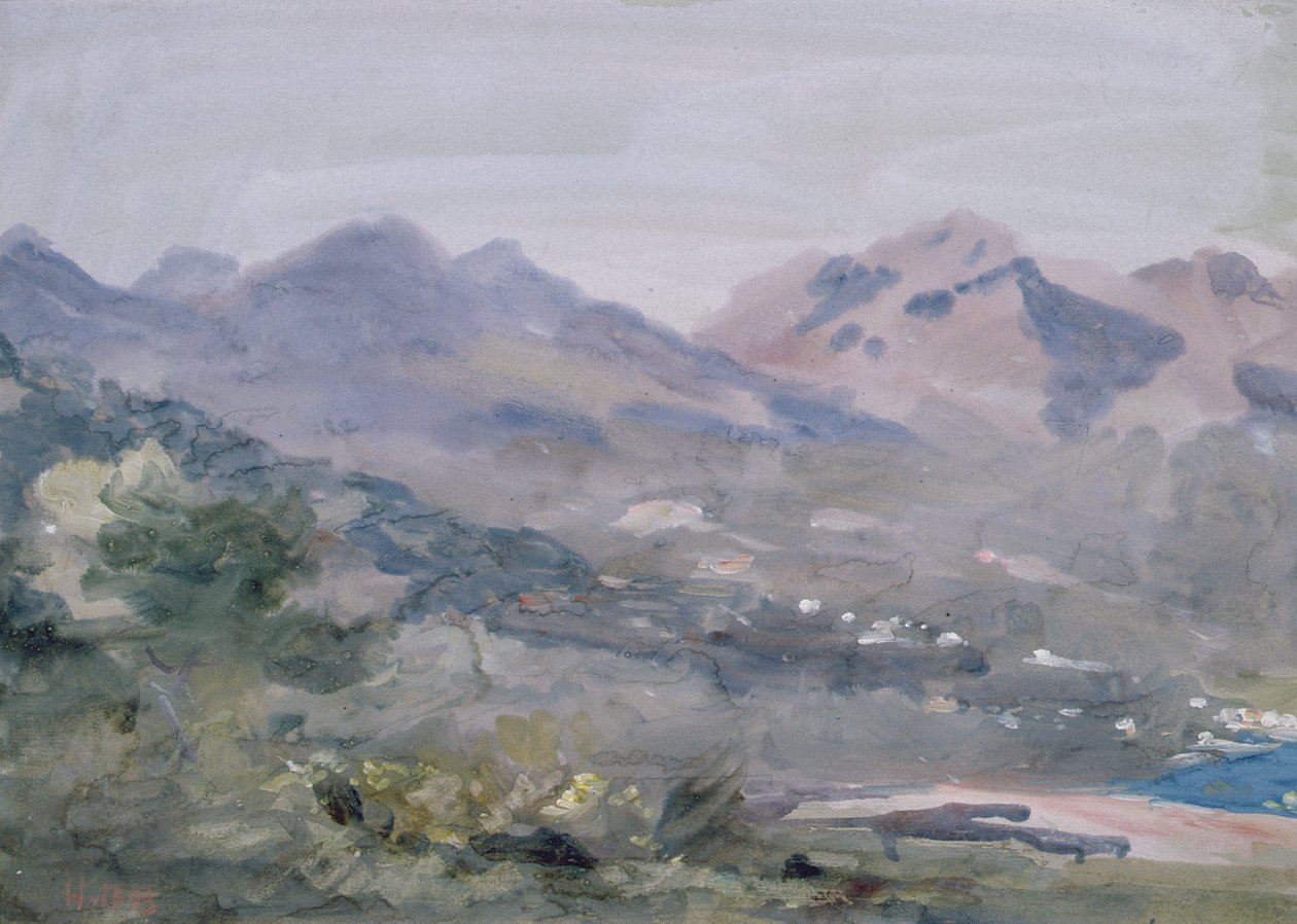 Above Menton by Hercules Brabazon Brabazon