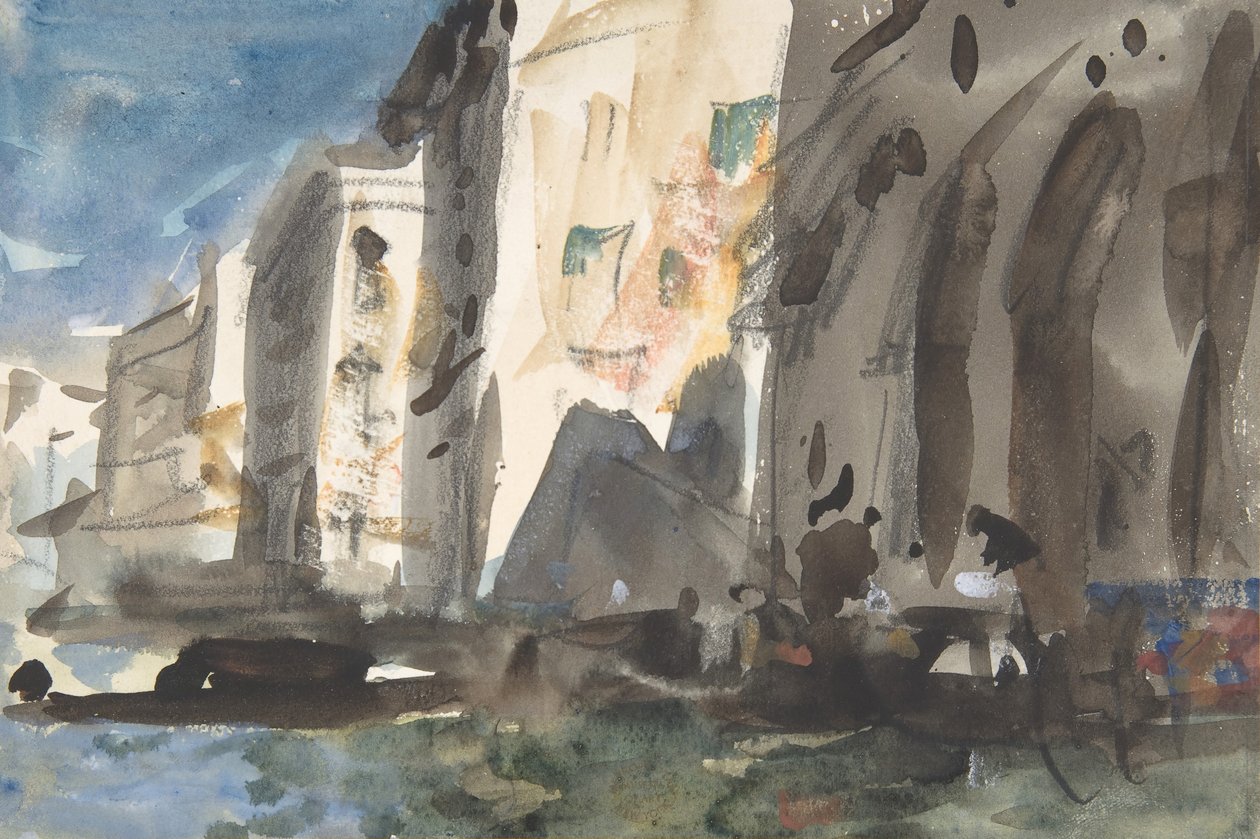 Bridge on the Grand Canal, Venice, 19th century by Hercules Brabazon Brabazon