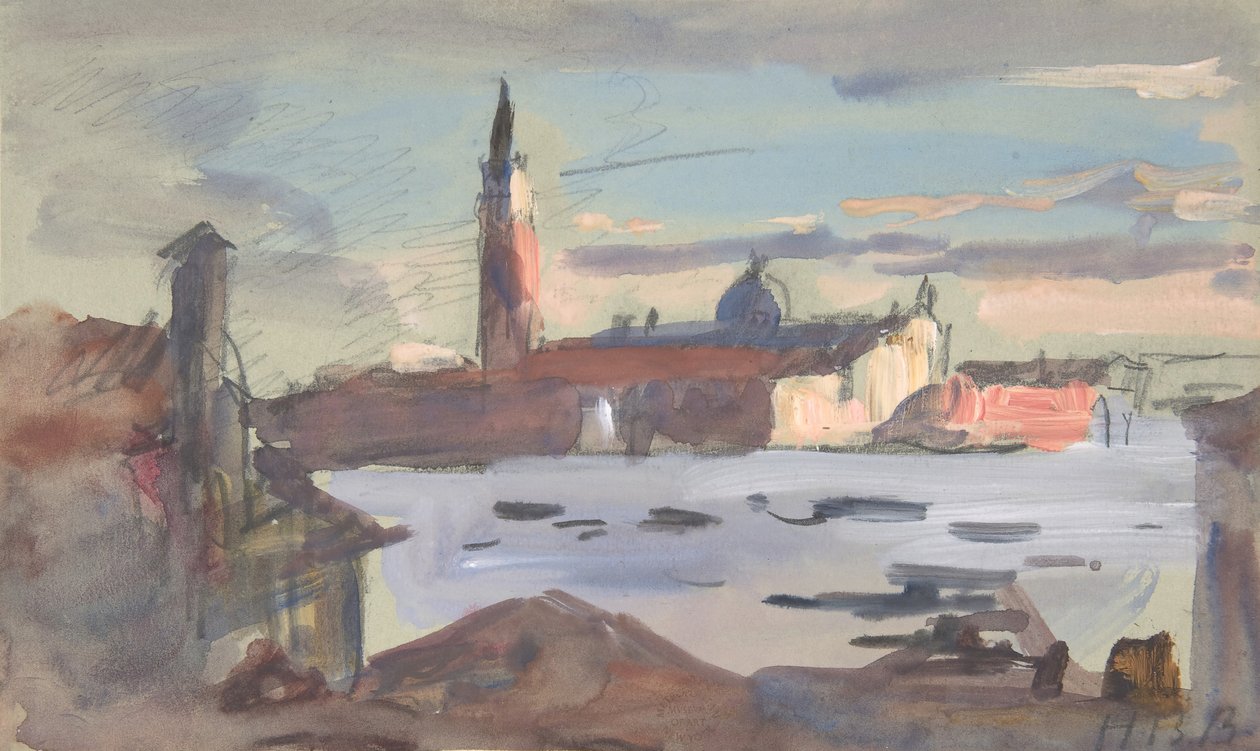 San Giorgio Maggiore, Venice, 1840-1906 by Hercules Brabazon Brabazon