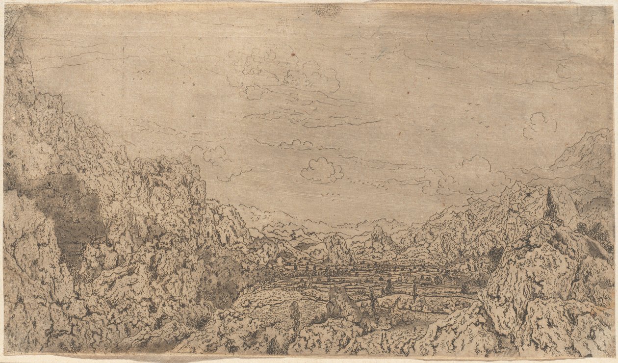 The Enclosed Valley by Hercules Seghers