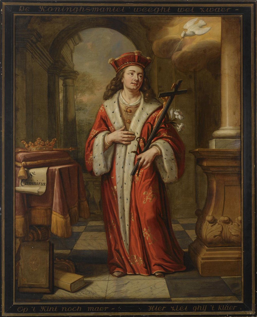 Saint Casimir Jagiellon by Herman Collenius