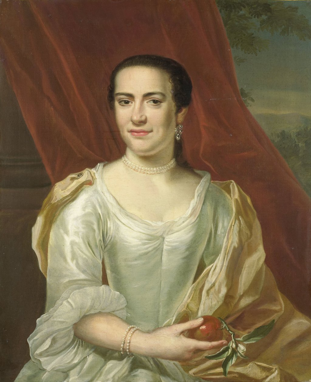 Margaretha Leuveling (1738-83), Wife of Justus Tjeenk by Herman Frederik van Hengel