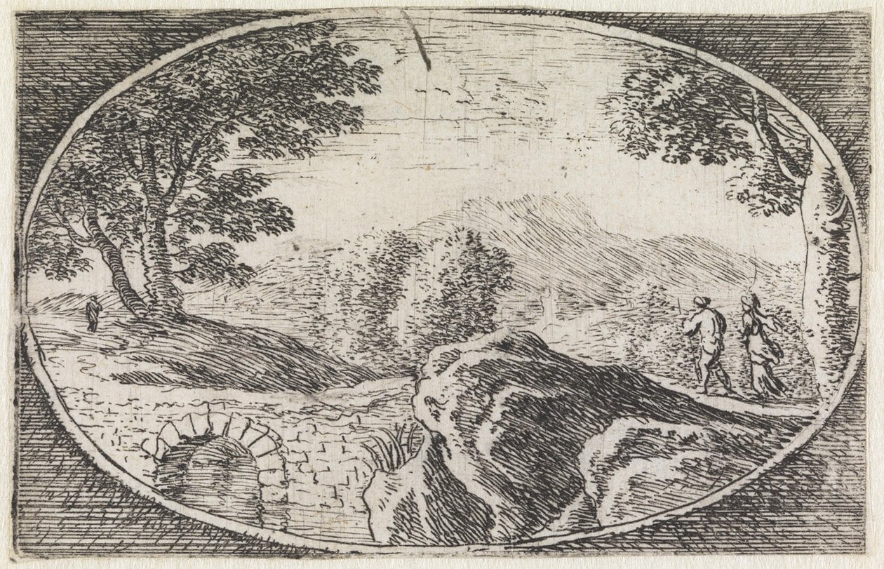 Landscape (No. 14 from the series: Various Countryside Fantasies) by Herman van Swanevelt