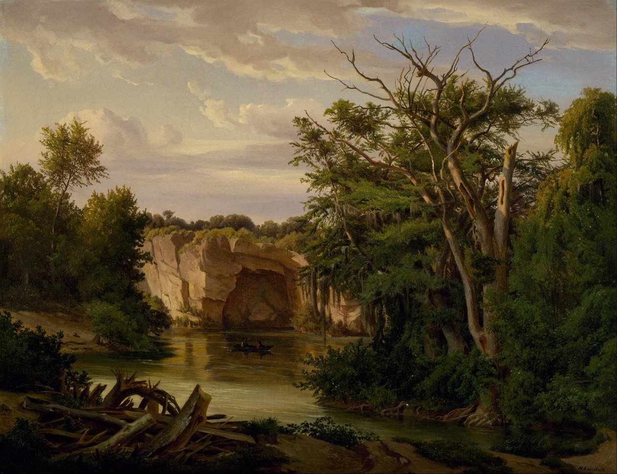 Hill Country Landscape by Carl Hermann Frederick Lungkwitz
