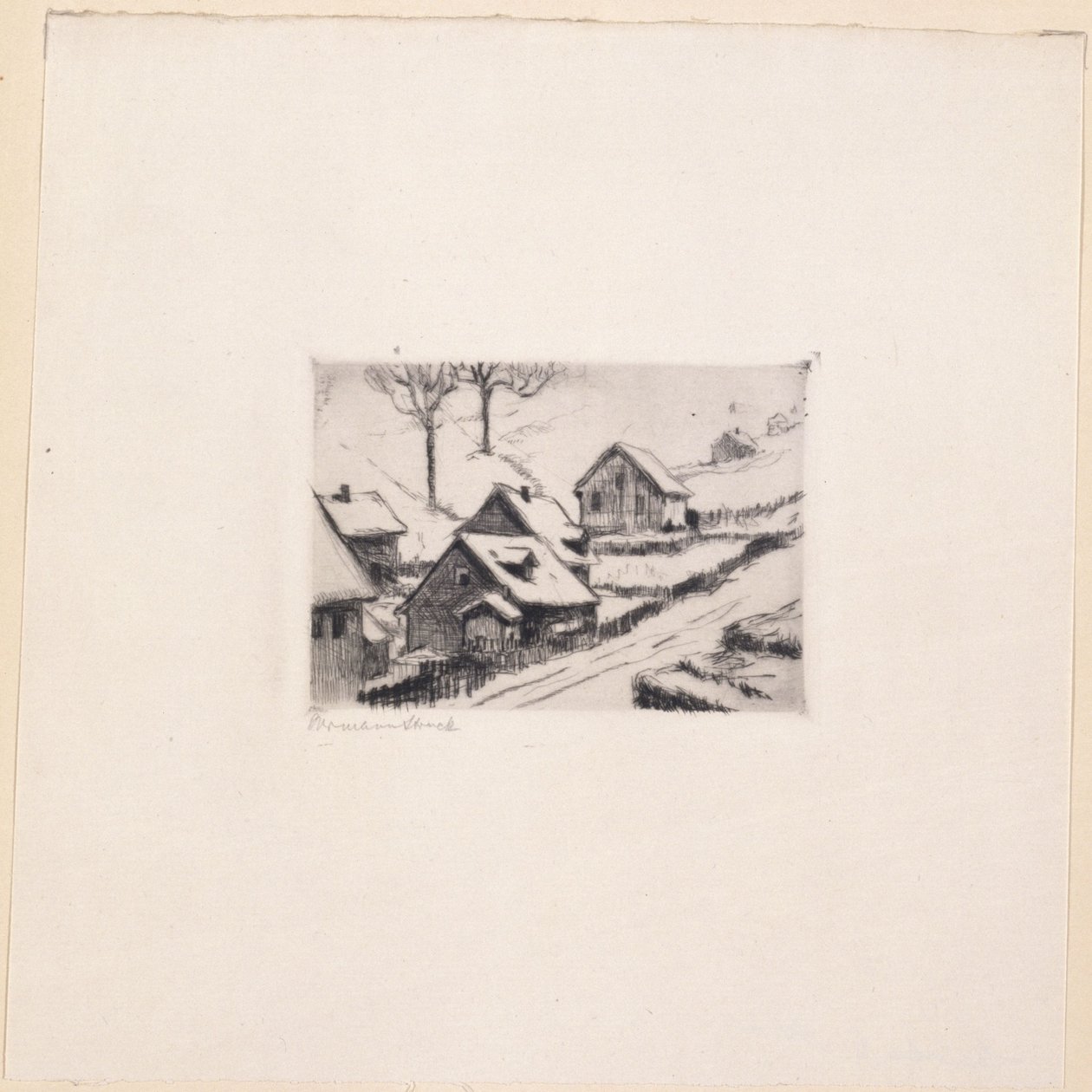Winter in the Mountains by Hermann Struck