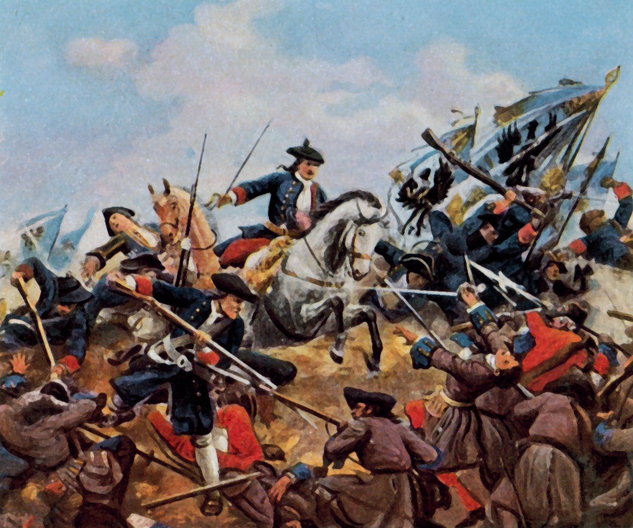 The Battle of Turin by Hermann Joseph Wilhelm Knackfuss
