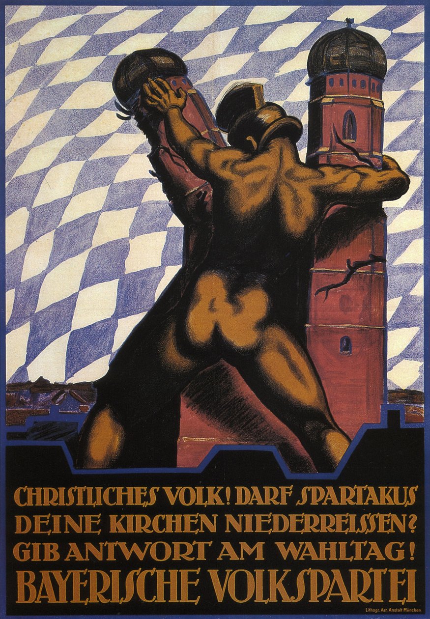Christians! Shall Spartacus Tear Down Your Churches by Hermann Keimel