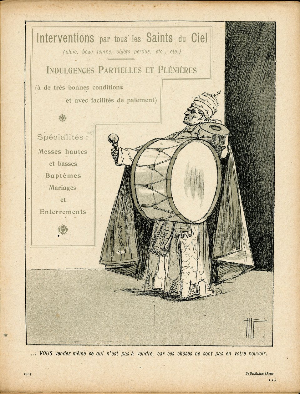 The Butter Plate, number 143, Satirical in Black & White by Hermann Vogel
