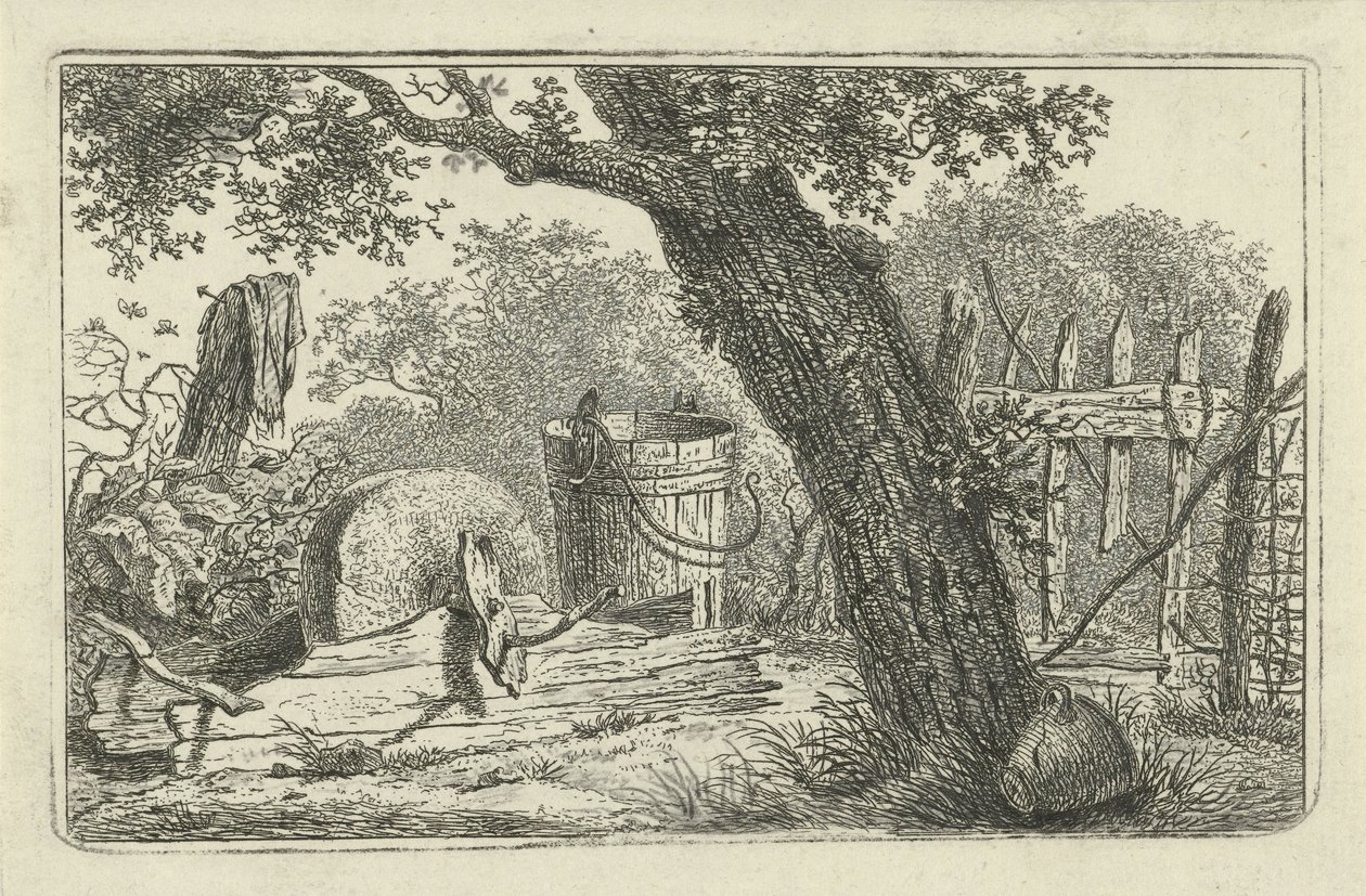 Landscape with Grindstone by Hermanus Fock