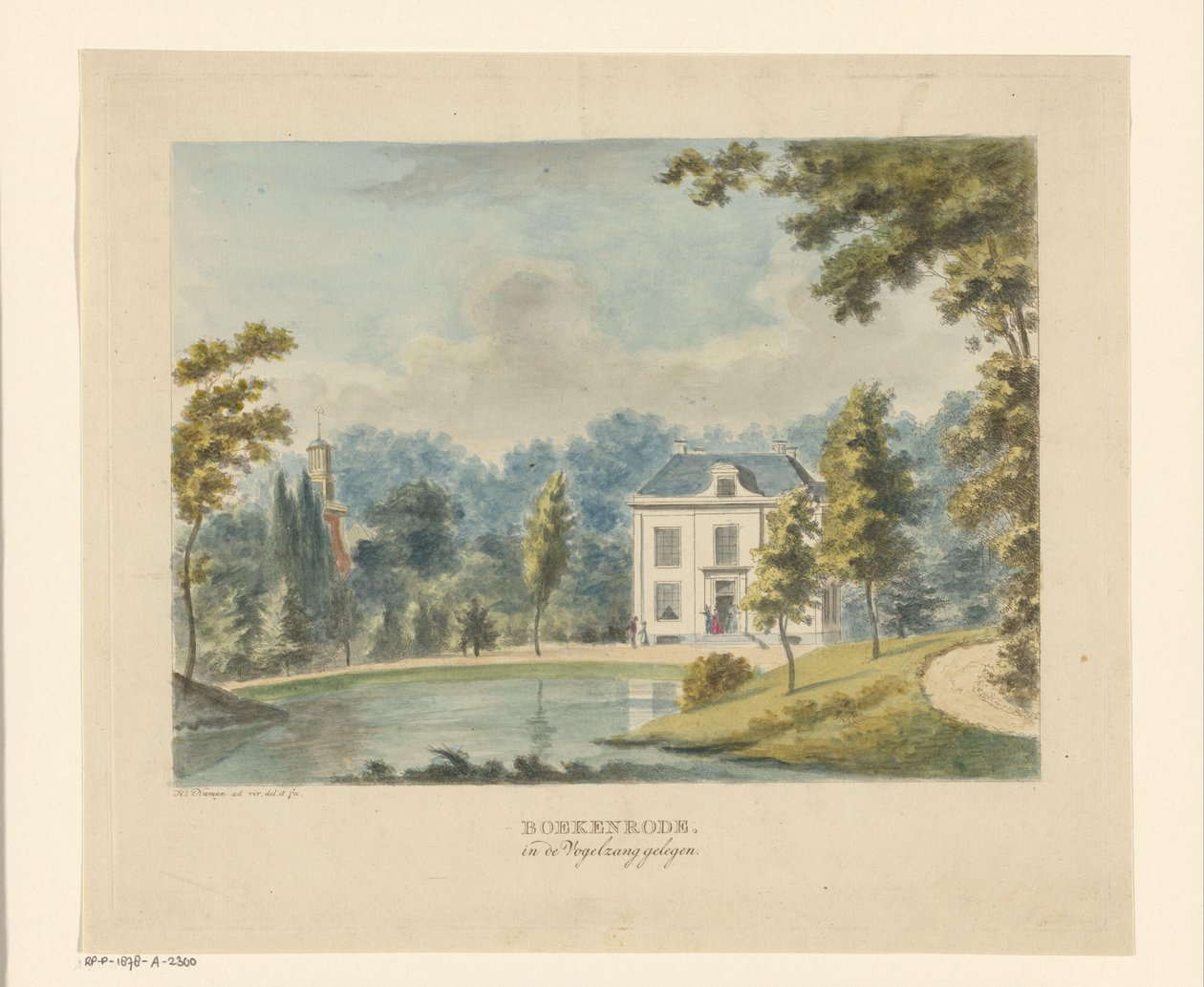 Boekenrode in de Vogelzang by Hermanus Numan