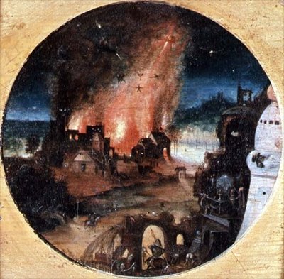 The Temptation of St. Anthony by Herri met de (c.1510 p.1550) Bles