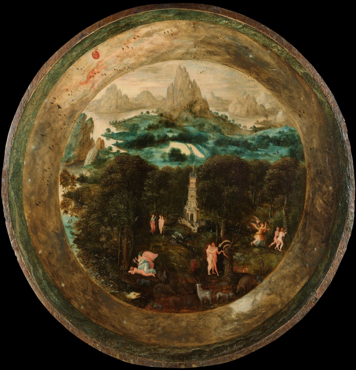 Paradise by Herri met de (c.1510 p.1550) Bles