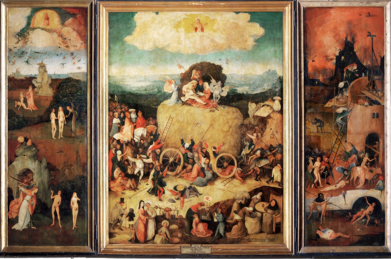 The Hay Wagon by Hieronymus Bosch